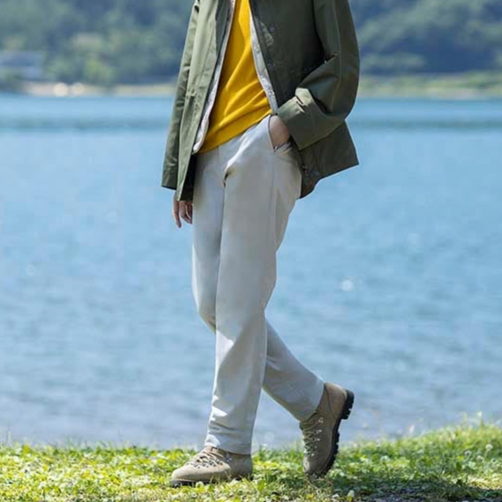 UNIQLO HEATTECH WARM-LINED PANTS IN  BEIGE NATURAL - M